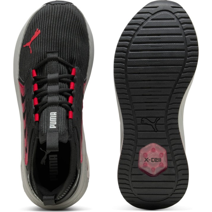 Adidași pentru bărbați Puma Ayro Street Puma Black/For All Time Red/Gray Echo, s.42