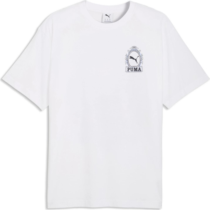 Tricou bărbătesc Puma Graphic Mediterranea Puma White, s.XL