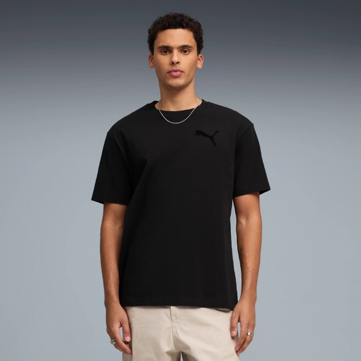 Tricou bărbătesc Puma Ess Elevated Cat Log Puma Black, s.M