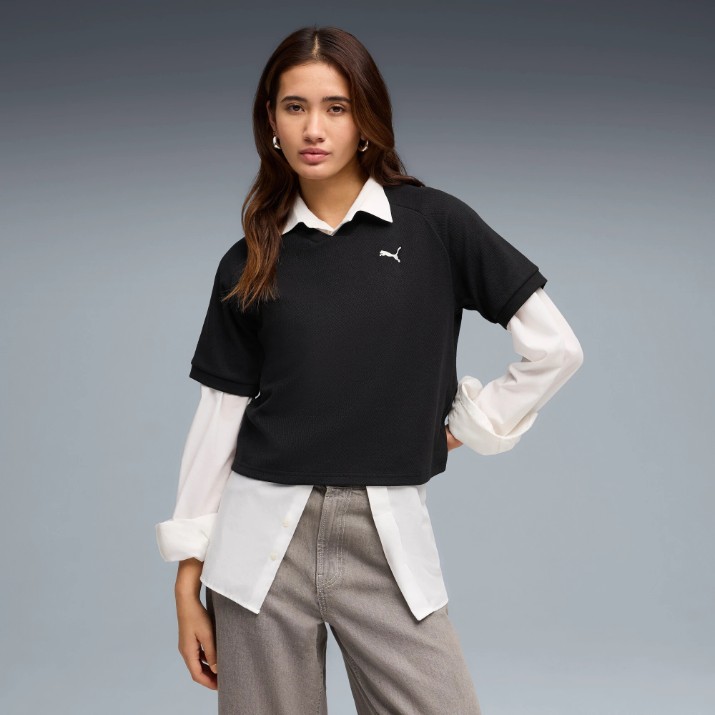 Tricou de dame Puma Class Relaxed Pinnacle Puma Black, s.S