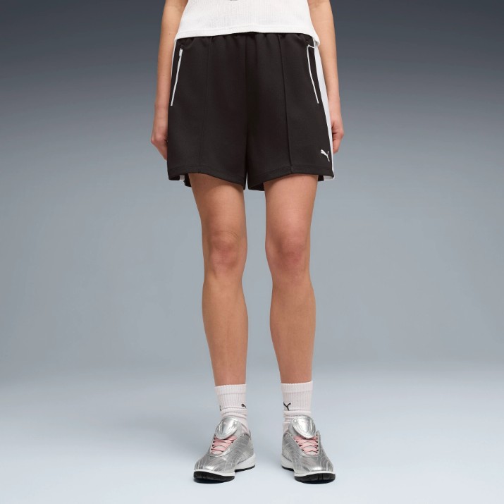 Женские шорты Puma T7 Relaxed Pintuck 4 Puma Black, s.S