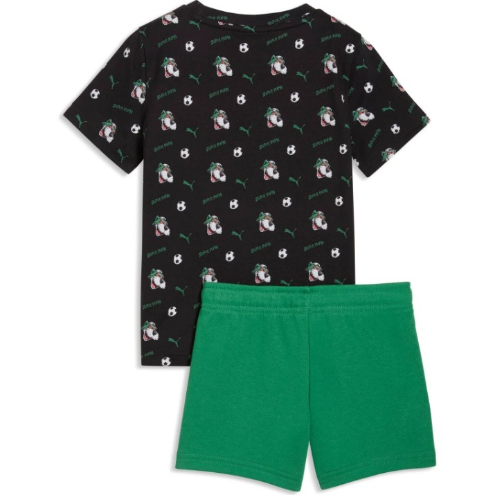 Costum sportiv pentru copii Puma Super Aop Puma Black, s.104