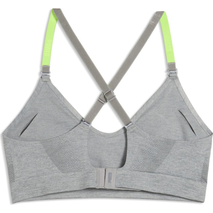Бюстгальтер Puma Women 3D Knit Sport Triangle Top Grey Melange, s.M