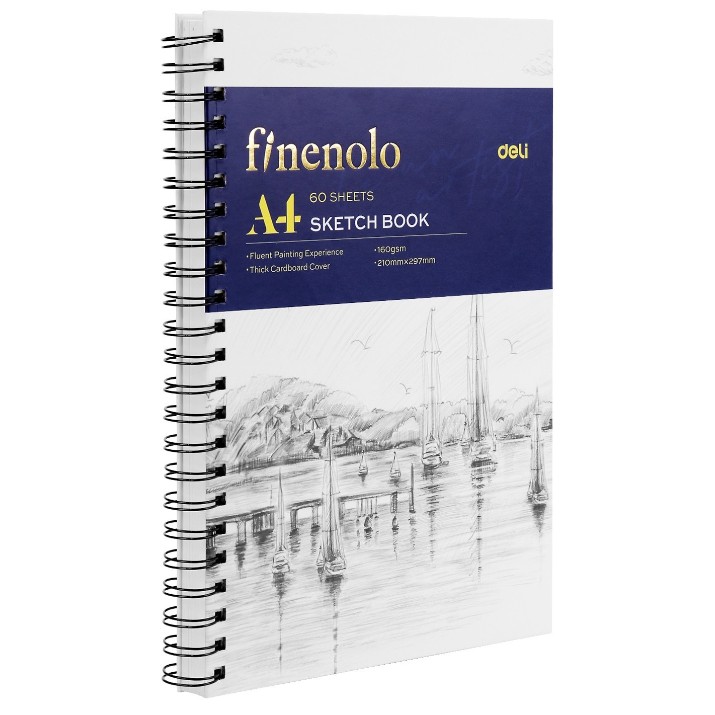 Скетчбук Deli Finenolo А4/60p (DL00275)