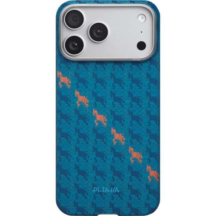 Чехол Pitaka MaxHappines Rides Edge iPhone 17 Pro Indigo (HR1702PM)