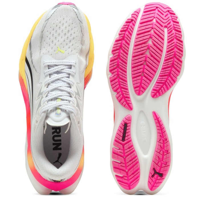 Adidași pentru dame Puma Кроссовки Puma Velocity Nitro 4 puma white-glowing red-poison pink, s.41