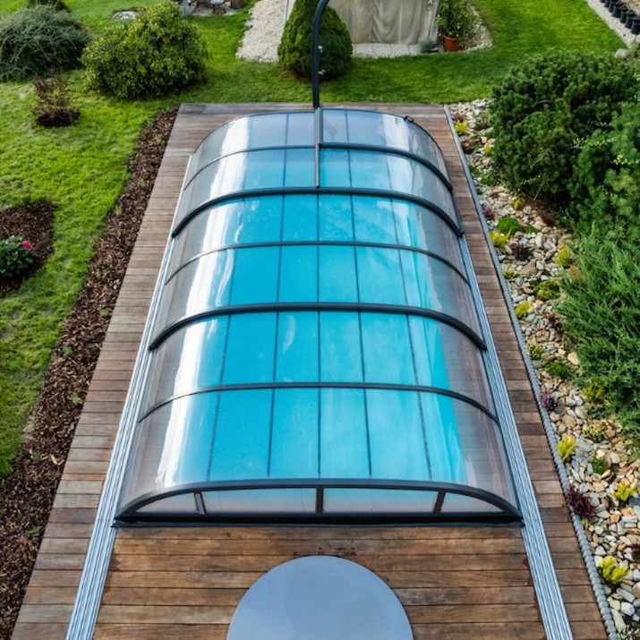 Pavilion pentru piscina Albixon Dallas Clear B (3Z02-09-002D)