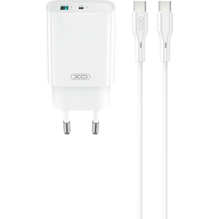 Зарядное устройство XO CE30 + TypeC White