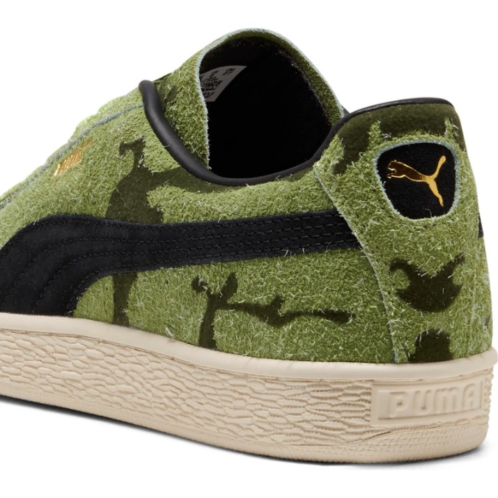 Кроссовки мужские Puma Suede Flock Wild Fern/Calming Green, s.47