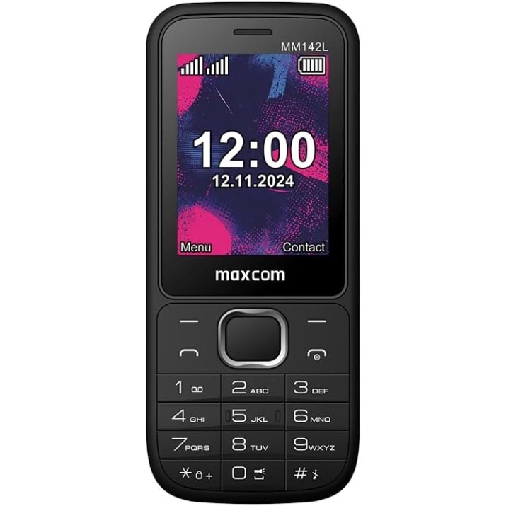Мобильный телефон Maxcom MM142L Black
