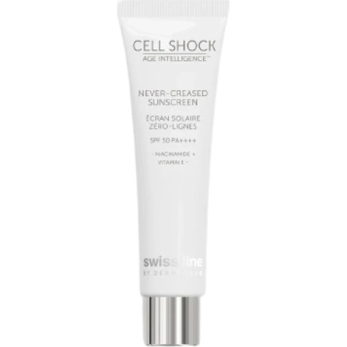 Крем для лица Swissline Cell Shock Never-Creased SPF50 50ml