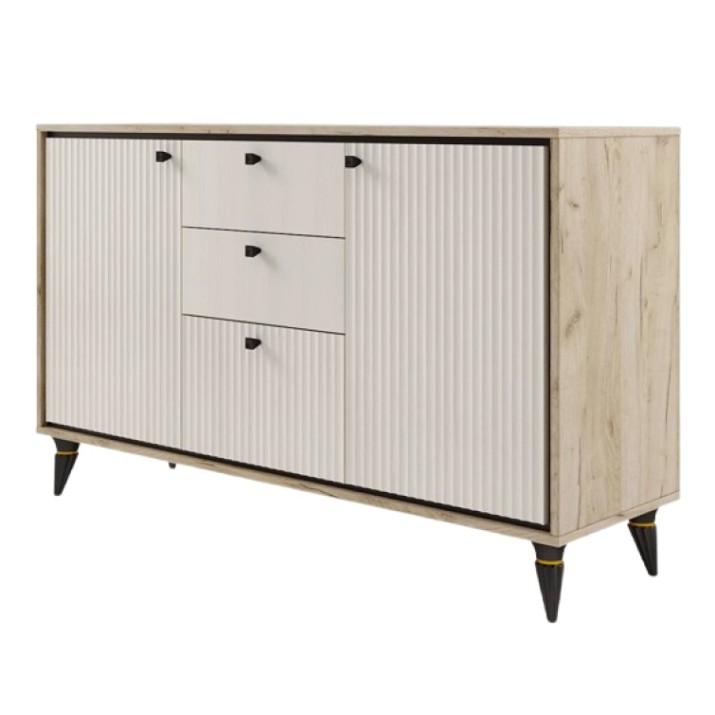 Комод ML-Mobila Oscar №  1500 Craft Silver / Oak Florence