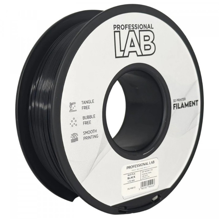 Филамент для 3D печати Professional Lab FG-P88-E1 Silk PLA Black