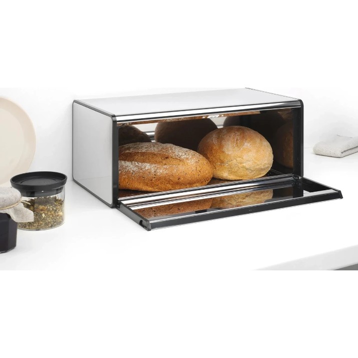 Cutie pâine Brabantia Fall Front Inox lucios