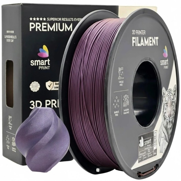 Филамент для 3D печати Smart Print FG-S176-E1 PLA Galaxy Purple