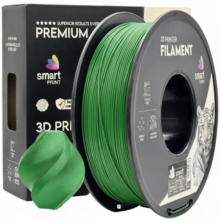 Филамент для 3D печати Smart Print FG-S177-E1 PLA Galaxy Green