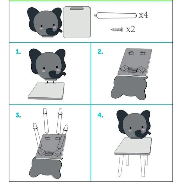 Scaun pentru copii U-Grow Elephant (UG-CHAIR-EF)
