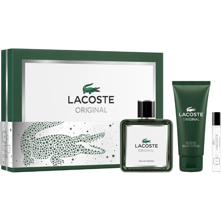 Парфюмерный набор для него Lacoste Original Parfum 100ml + Parfum 7.5ml + Shower Gel 100ml