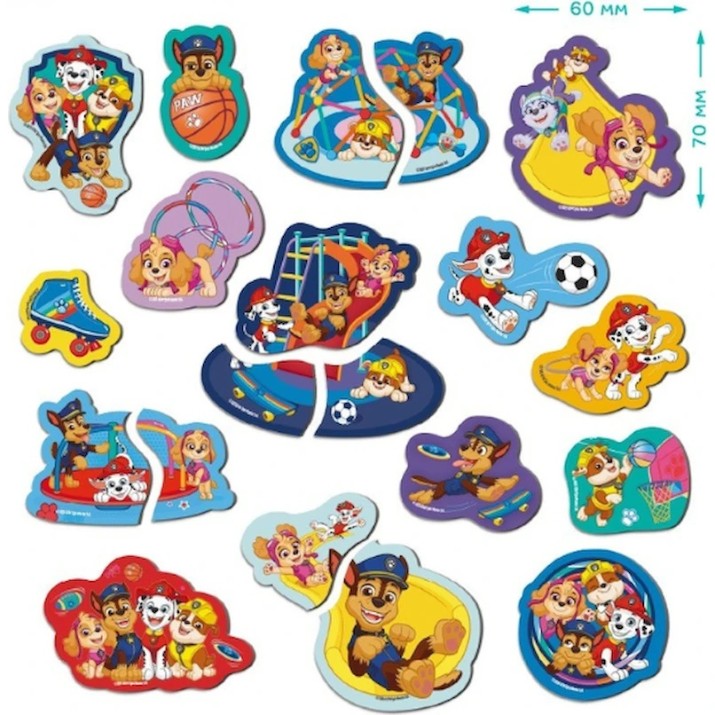Joc educativ de masa Dodo Paw Patrol 20pcs (200668)