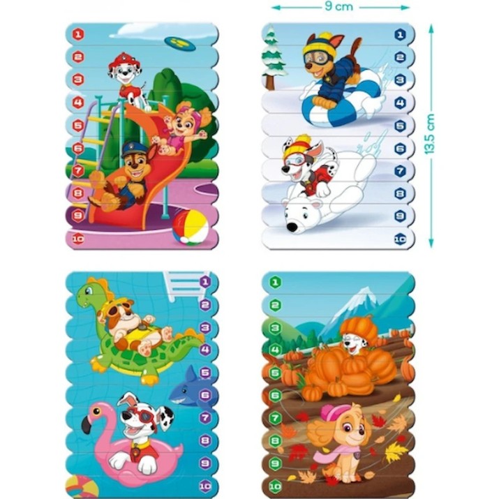 Set bețe de numărat Dodo Paw Patrol 40pcs (200655)