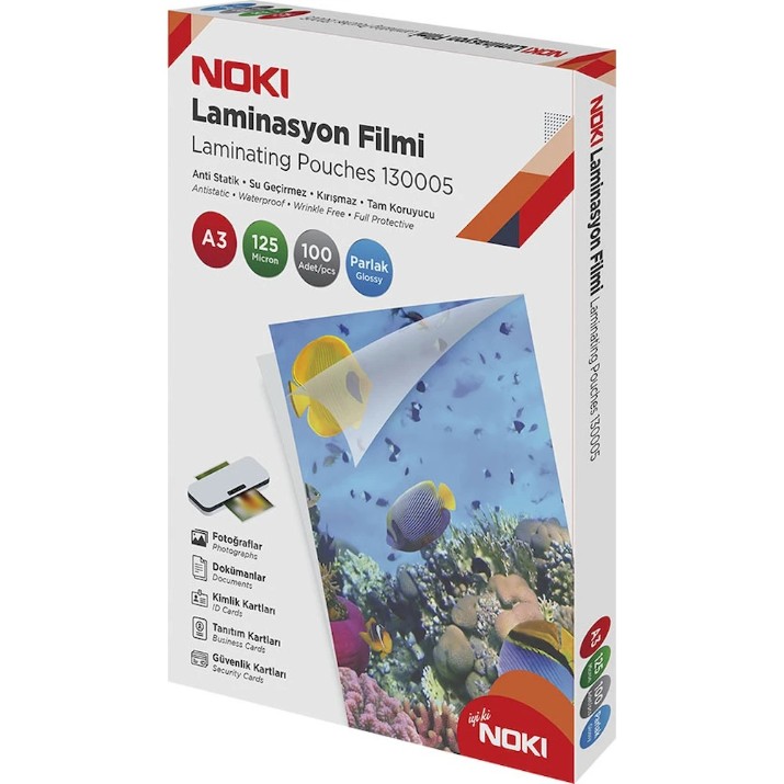 Пленка для ламинирования Noki A3 125mkm 100pcs