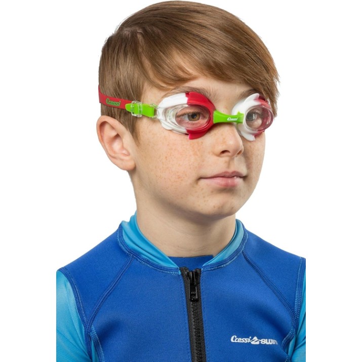 Очки для плавания Cressi Seahorse Green/White/Red (XDE029038)