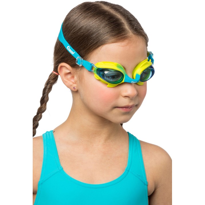 Ochelari înot Cressi Seahorse Kid Green/Azure (XDE029022)