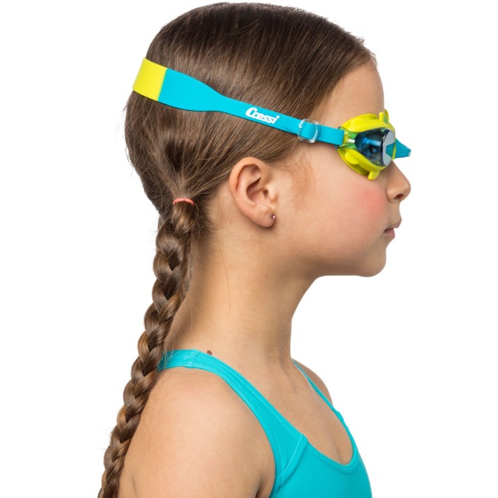 Очки для плавания Cressi Seahorse Kid Green/Azure (XDE029022)