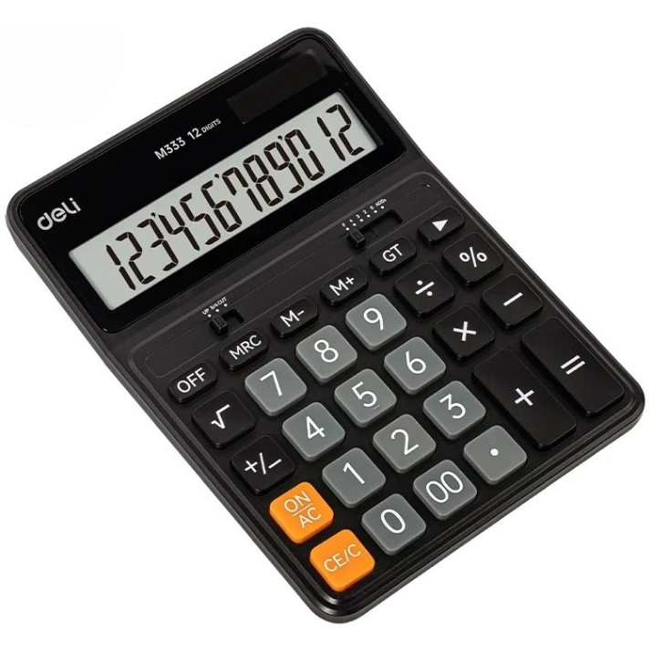 Calculator de birou Deli M333 Black