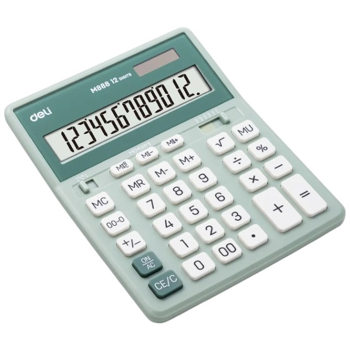 Calculator de birou Deli M888 Green