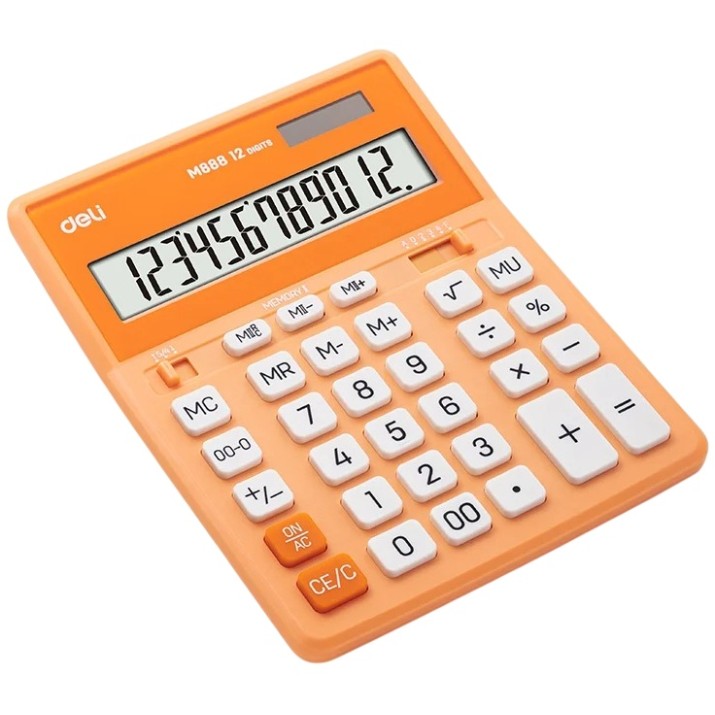 Калькулятор Deli M888 Orange