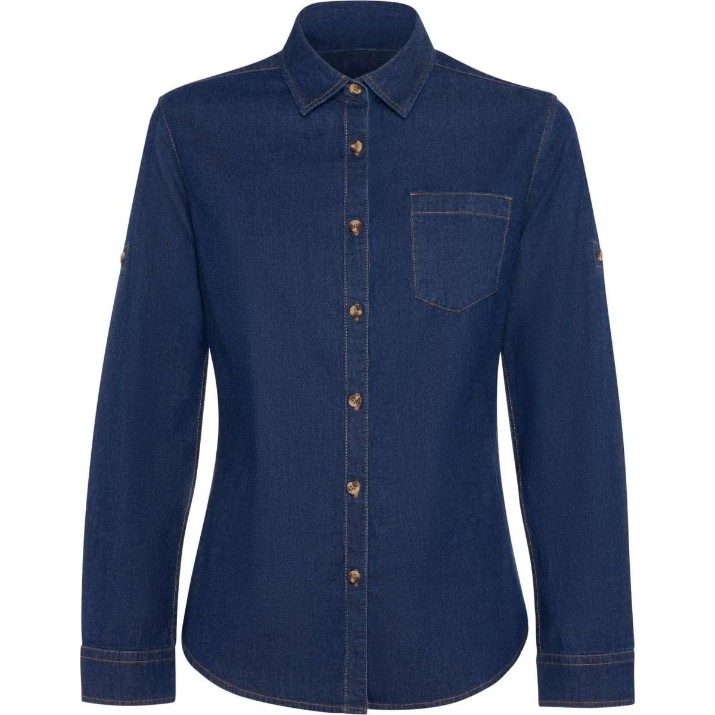 Женская рубашка Roly Lujan 6707 Denim, s.XL