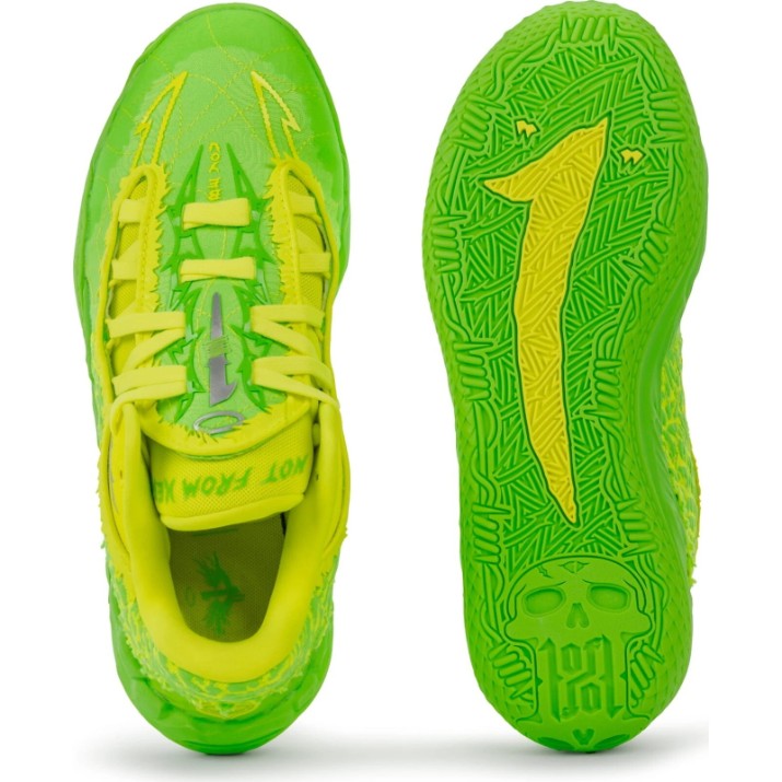 Adidași pentru bărbați Puma Mb.05 Lo Launch Fluro Green Pes/Fluro Yellow Pes, s.40
