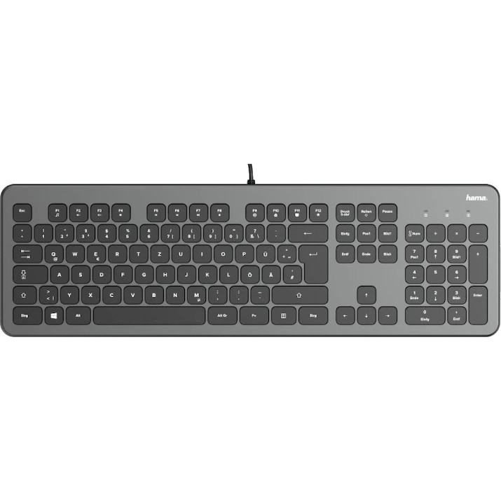 Tastatură Hama KC-700 Anthracite/Black (R1182652)
