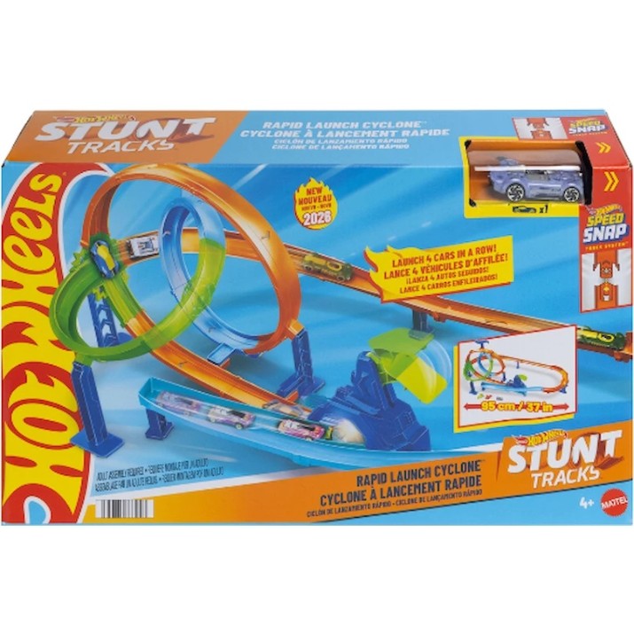 Детская игровая дорога Hot Wheels Rapid Launch Cyclone (JHK73)
