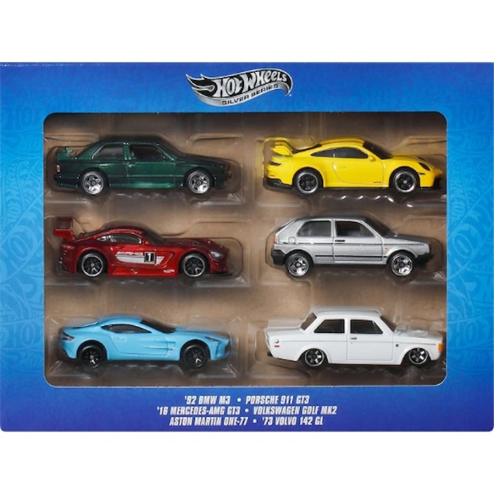Set de mașini Hot Wheels Silver Series 6pcs (JLB25)