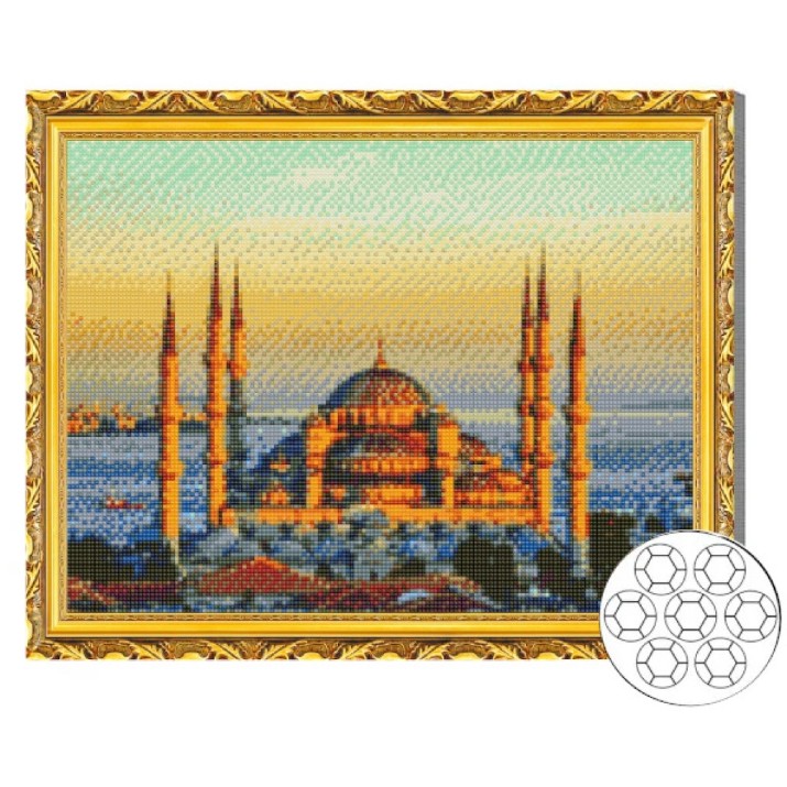 Алмазная мозаика Art Gallery Premium Blue Mosque. Istanbul 40x50cm (GA85744)