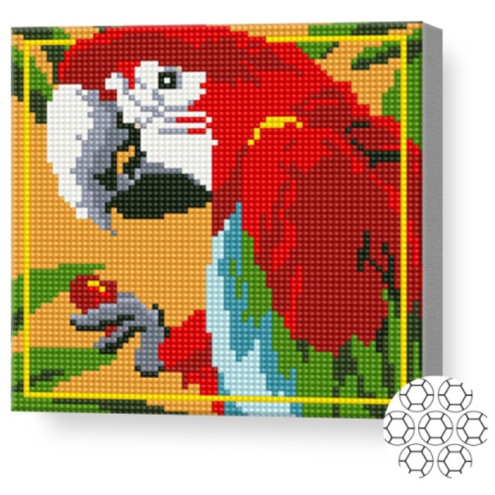 Mozaic cu diamante Art Gallery Premium Bright Macaw (BJ738)