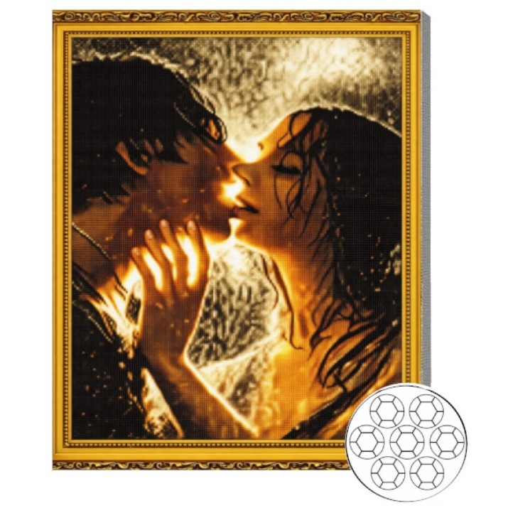 Mozaic cu diamante Art Gallery Premium Kiss In The Sunlight 40x50cm (GA79811)