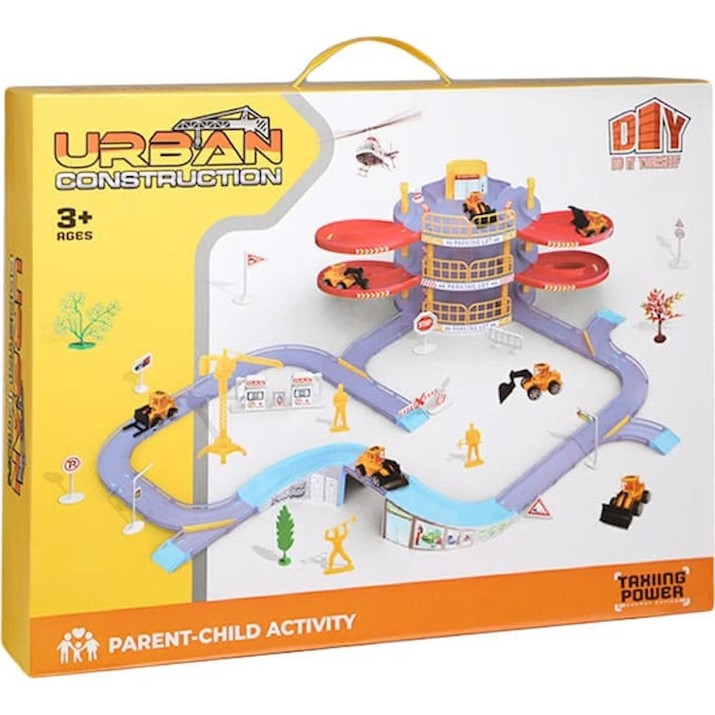 Drumul de joacă pentru copii New World Urban Construction 71pcs (T320-C)