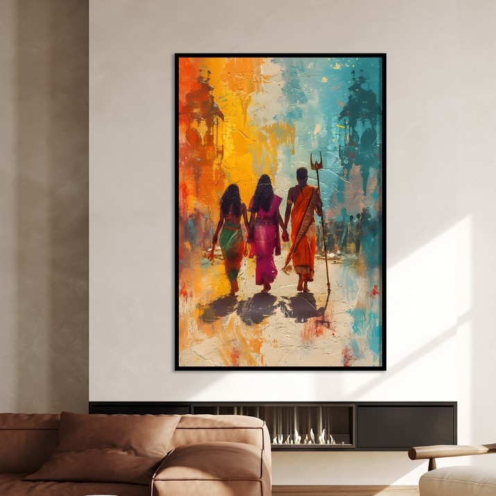 Картина ArtShop Between Fire And Sky 50x75cm (PA386-M-L)