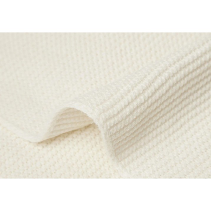 Одеяло для малышей Jollein Basic Knit 100x150cm Ivory (516-522-67031)
