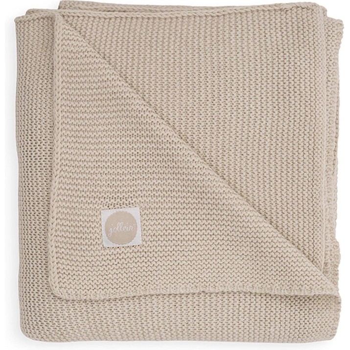 Одеяло для малышей Jollein Basic Knit 100x150cm Nougat (516-522-65360)