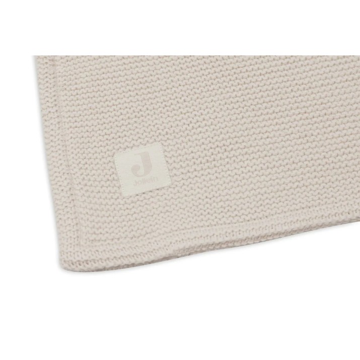 Одеяло для малышей Jollein Basic Knit 100x150cm Oatmeal/Velvet (517-522-68120)