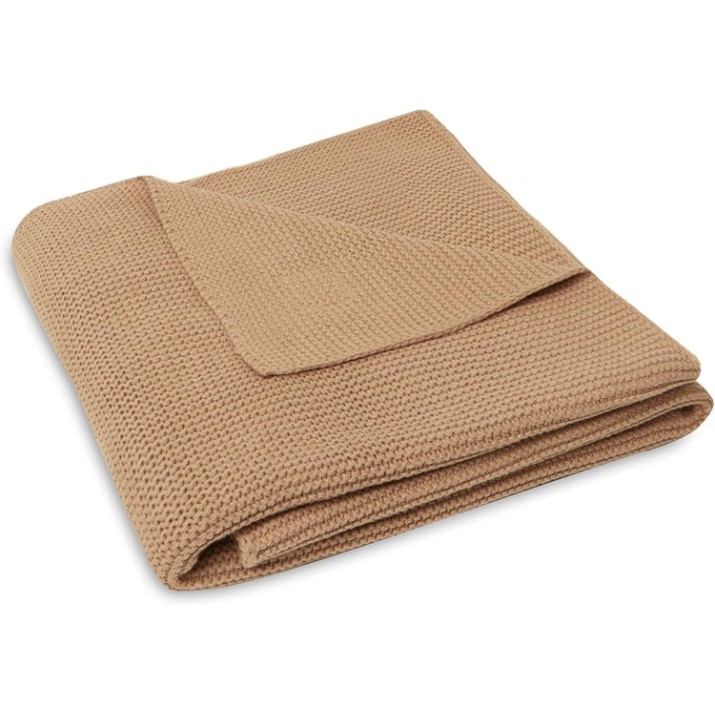Одеяло для малышей Jollein Basic Knit 75x100cm Biscuit (516-511-66072)