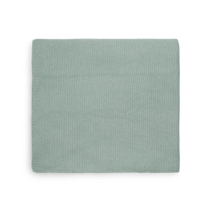 Plapumă pentru bebeluși Jollein Basic Knit 75x100cm Forest Green (516-511-65219)