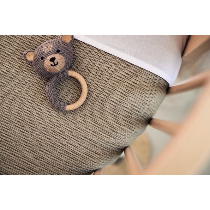 Одеяло для малышей Jollein Basic Knit 75x100cm Olive Green (516-511-67053)