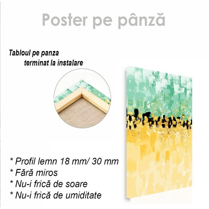 Картина ArtShop Green-Yellow Abstraction 30x45cm (PA79-XL-PL)