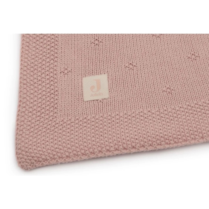 Одеяло для малышей Jollein Cosy Knit 75x100cm Wild Rose (516-511-68031)