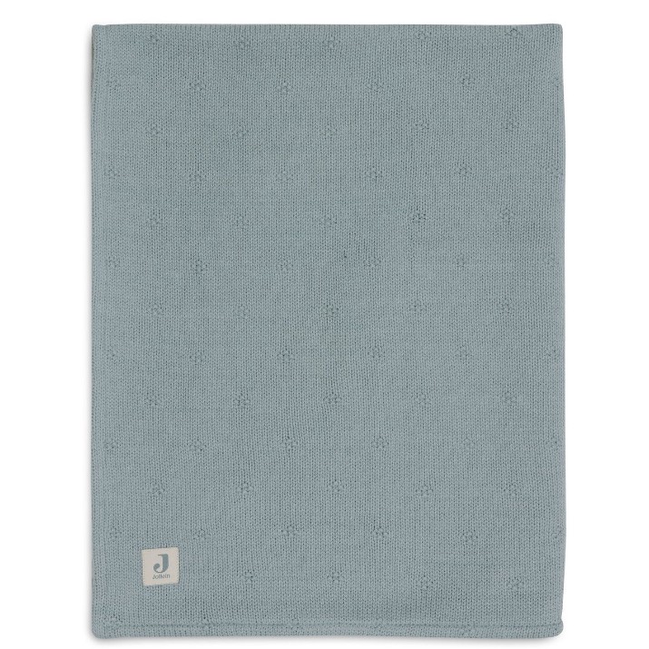 Одеяло для малышей Jollein Cosy Knit 75x100cmSea Green/Velvet (517-511-68035)